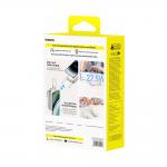 Baterie externa portabila EnerFill FC21 Qpow3 Ultra, 20000mAh, 22.5W, USB-C, Cablu USB-C, Cablu Lightning, Display LED, Bej 6 - lerato.ro