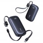 Baterie externa portabila EnerFill FC21 Qpow3 Ultra, 20000mAh, 22.5W, USB-C, Cablu USB-C, Cablu Lightning, Display LED, Negru 3 - lerato.ro