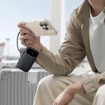 Baterie externa portabila EnerFill FC21 Qpow3 Ultra, 20000mAh, 45W, USB-C, Cablu USB-C, Cablu Lightning, Display LED, Negru 7 - lerato.ro