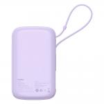 Baterie externa portabila Baseus Qpow Pro Plus, 10000 mAh, 22.5W, 3A, 1xUSB-C, 1xUSB-A, 1xCablu USB-C, Mov 3 - lerato.ro