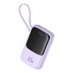 Baterie externa portabila Baseus Qpow Pro Plus, 10000 mAh, 22.5W, 3A, 1xUSB-C, 1xUSB-A, 1xCablu USB-C, Mov 5 - lerato.ro