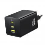 Incarcator retea Baseus EnerFill FE11, 1xUSB-A, 2xUSB-C, 100W, Negru 4 - lerato.ro