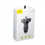 Incarcator auto Baseus S-09 cu transmitator FM si Bluetooth, 2x USB, 3.4A, Slot MicroSD, Negru 8 - lerato.ro