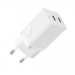 Incarcator retea Baseus GaN5 Pro, 2xUSB-C, 40W, White 2 - lerato.ro