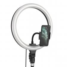Lampa LED Circulara Baseus Livestream, 15W, Diametru 12 inch, Flux lumina 26 – 28 lm, Negru