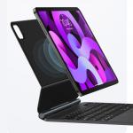 Husa cu tastatura Baseus Brilliance compatibila cu iPad Pro 11 inch (2018/2020/2021) / iPad Air 4 10.9 inch / iPad Air 5 10.9 inch / iPad 10 10.9 inch (2022, Gri 19 - lerato.ro