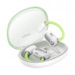 Casti wireless Baseus Eli Sport 1, TWS, 665mAh, Autonomie 30h, Bluetooth 5.3, USB-C, Alb / Verde 3 - lerato.ro