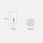 Incarcator auto Baseus Golden Contactor, 2xUSB-A, 60W, 3A, Albastru 21 - lerato.ro