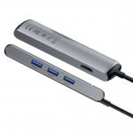 Adaptor HUB aluminiu 6-in-1 Baseus USB Type-C - 1x USB Type-C, 3x USB 3.0, 1x HDMI, 1x LAN 6 - lerato.ro