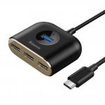 Adaptor HUB 4-in-1 Baseus Square USB-C - 1x USB 3.0, 3x USB 2.0, 1x Micro-USB 7 - lerato.ro