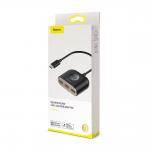 Adaptor HUB 4-in-1 Baseus Square USB-C - 1x USB 3.0, 3x USB 2.0, 1x Micro-USB 3 - lerato.ro