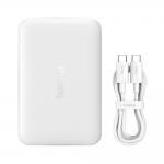 Baterie externa 10000 mAh Baseus EnerFill FM11 Ultra, 22.5W, Incarcare Wireless 15W, USB-C, Cablu USB-C inclus, Alb 3 - lerato.ro