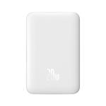 Baterie externa portabila Baseus Magnetic Mini, 10000 mAh, USB-C, Compatibila MagSafe, Wireless 15W, Cablu USB-C 50 cm inclus, Alb 2 - lerato.ro
