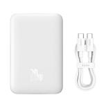 Baterie externa portabila Baseus Magnetic Mini, 10000 mAh, USB-C, Compatibila MagSafe, Wireless 15W, Cablu USB-C 50 cm inclus, Alb 12 - lerato.ro