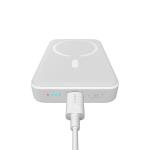 Baterie externa portabila Baseus Magnetic Mini, 10000 mAh, USB-C, Compatibila MagSafe, Wireless 15W, Cablu USB-C 50 cm inclus, Alb 7 - lerato.ro