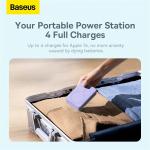 Baterie externa portabila Baseus Magnetic Mini, 20000 mAh, 20W, Wireless 15W, USB-C, Mov 15 - lerato.ro