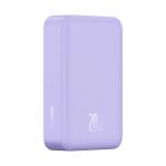 Baterie externa portabila Baseus Magnetic Mini, 20000 mAh, 20W, Wireless 15W, USB-C, Mov 8 - lerato.ro