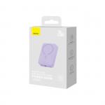 Baterie externa portabila Baseus Magnetic Mini, 20000 mAh, 20W, Wireless 15W, USB-C, Mov 4 - lerato.ro