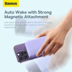 Baterie externa portabila Baseus Magnetic Mini, 20000 mAh, 20W, Wireless 15W, USB-C, Mov 6 - lerato.ro