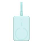 Baterie externa portabila Baseus Magnetic Mini, 10000 mAh, 20W, USB-C, Wireless 15W, Cablu Lightning integrat, Albastru 14 - lerato.ro