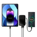 Baterie externa portabila Baseus Qpow Digital Display, 10000 mAh, 22.5W, USB/USB-C, Cablu USB-C integrat, Negru 15 - lerato.ro