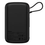 Baterie externa portabila Baseus Qpow Digital Display, 10000 mAh, 22.5W, USB/USB-C, Cablu USB-C integrat, Negru 8 - lerato.ro