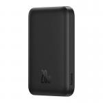 Baterie externa portabila Baseus Magnetic Mini, 6000 mAh, USB-C, 20W, Wireless 15W, Cablu USB-C inclus, Negru 10 - lerato.ro