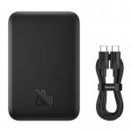 Baterie externa portabila Baseus Magnetic Mini, 6000 mAh, USB-C, 20W, Wireless 15W, Cablu USB-C inclus, Negru 5 - lerato.ro