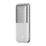 Baterie externa portabila Baseus Bipow Pro, 10000 mAh, 22.5W, USB-C si 2x USB, Cablu USB-C 30 cm inclus, Alb 8 - lerato.ro