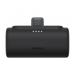 Baterie externa portabila Baseus Compact, 5000 mAh, USB-C, 20W, Cablu USB-C inclus, Negru
