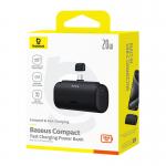 Baterie externa portabila Baseus Compact, 5000 mAh, USB-C, 20W, Cablu USB-C inclus, Negru 6 - lerato.ro