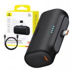 Baterie externa portabila Baseus Compact, 5000 mAh, USB-C, 20W, Cablu USB-C inclus, Negru 3 - lerato.ro