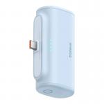 Baterie externa portabila Baseus Compact, 5000 mAh, USB-C, 20W, Cablu USB-C inclus, Albastru 9 - lerato.ro