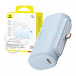 Baterie externa portabila Baseus Compact, 5000 mAh, USB-C, 20W, Cablu USB-C inclus, Albastru 3 - lerato.ro