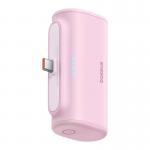 Baterie externa portabila Baseus Compact, 5000 mAh, USB-C, 20W, Cablu USB-C inclus, Roz 9 - lerato.ro