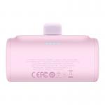 Baterie externa portabila Baseus Compact, 5000 mAh, USB-C, 20W, Cablu USB-C inclus, Roz 4 - lerato.ro