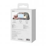 Baterie externa portabila Baseus Magnetic Mini, 10000 mAh, USB-C, 20W, Compatibila MagSafe, Wireless 15W, Cablu USB-C 50 cm inclus, Albastru 3 - lerato.ro