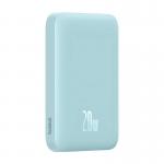 Baterie externa portabila Baseus Magnetic Mini, 6000 mAh, USB-C, 20W, Wireless 15W, Cablu USB-C 50cm inclus, Albastru 5 - lerato.ro