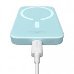 Baterie externa portabila Baseus Magnetic Mini, 6000 mAh, USB-C, 20W, Wireless 15W, Cablu USB-C 50cm inclus, Albastru 11 - lerato.ro