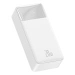 Baterie externa portabila Baseus Bipow fast charging, 30000 mAh, 20W, Cablu USB-A - Micro USB 25cm, Alb 3 - lerato.ro