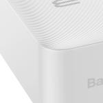 Baterie externa portabila Baseus Bipow fast charging, 30000 mAh, 20W, Cablu USB-A - Micro USB 25cm, Alb 7 - lerato.ro