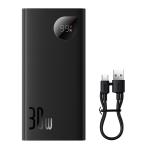 Baterie externa portabila Baseus Adaman2, 10000 mAh, 30W, LED, Power Delivery / Quick Charge 3.0, Negru 7 - lerato.ro
