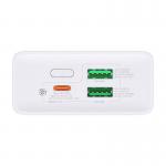 Baterie externa portabila Baseus Adaman2, 20000 mAh, 30W, Display, Power Delivery / Quick Charge 3.0, Alb 9 - lerato.ro