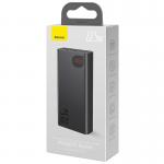Baterie externa 20000 mAh Baseus Adaman Metal Powebank, PD QC 22.5W, 1xLightning, 2xUSB, 1xUSB-C, 1xMicroUSB, Afisaj led, Negru 4 - lerato.ro