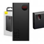 Baterie externa 20000 mAh Baseus Adaman Metal Powebank, PD QC 22.5W, 1xLightning, 2xUSB, 1xUSB-C, 1xMicroUSB, Afisaj led, Negru 3 - lerato.ro