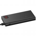 Baterie externa 20000 mAh Baseus Adaman Metal Powebank, PD QC 22.5W, 1xLightning, 2xUSB, 1xUSB-C, 1xMicroUSB, Afisaj led, Negru 7 - lerato.ro
