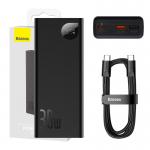 Baterie externa portabila Baseus Adaman Metal, 20000 mAh, 30W, Digital Display, Power Delivery / Quick Charge 3.0, Negru 7 - lerato.ro