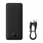 Baterie externa portabila Baseus Airpow 10000 mAh, 20W, USB/USB-C, Cablu USB-C inclus, Negru 3 - lerato.ro