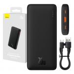Baterie externa portabila Baseus Airpow 10000 mAh, 20W, USB/USB-C, Cablu USB-C inclus, Negru 11 - lerato.ro