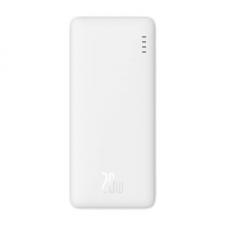 Baterie externa portabila Baseus Airpow 10000 mAh, 20W, USB/USB-C, Cablu USB-C inclus, Alb